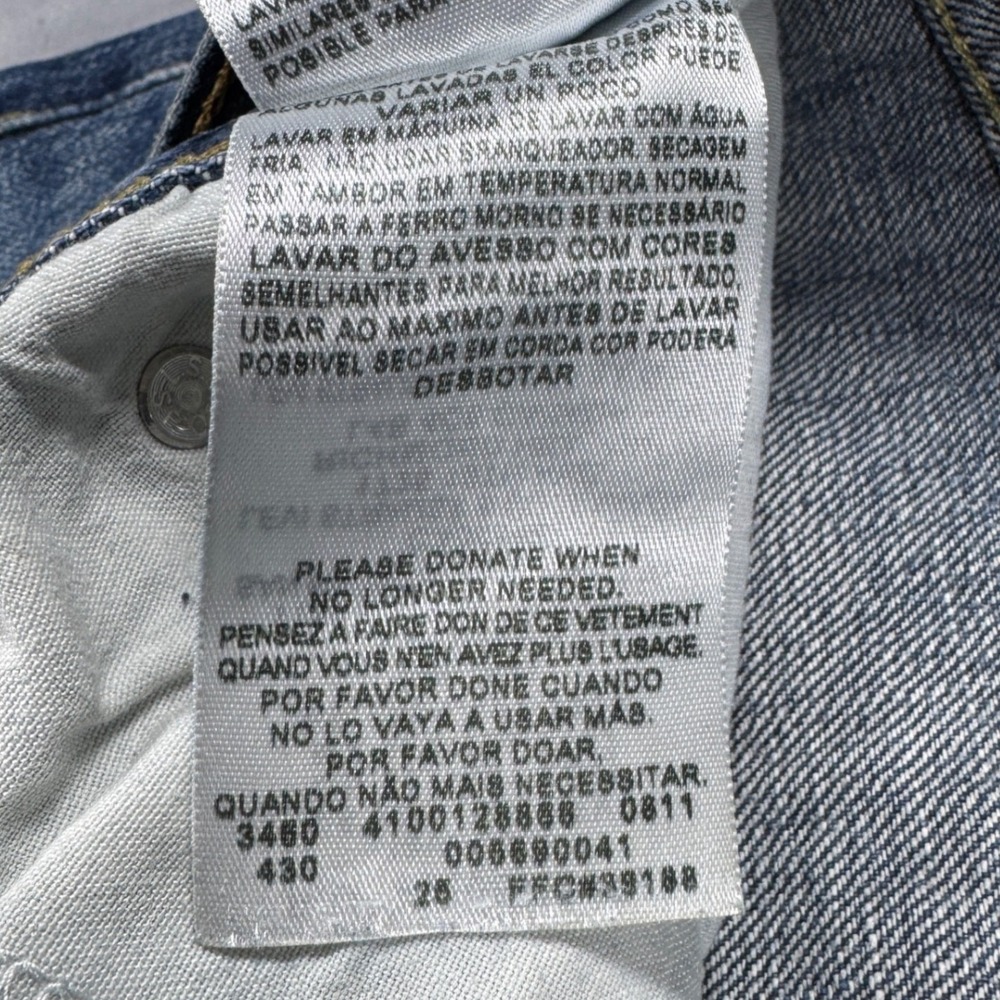 LEVI'S 569 Loose Straight Jeans Mens 40x32 Blue Faded Baggy Y2K Retro - Picture 8 of 12